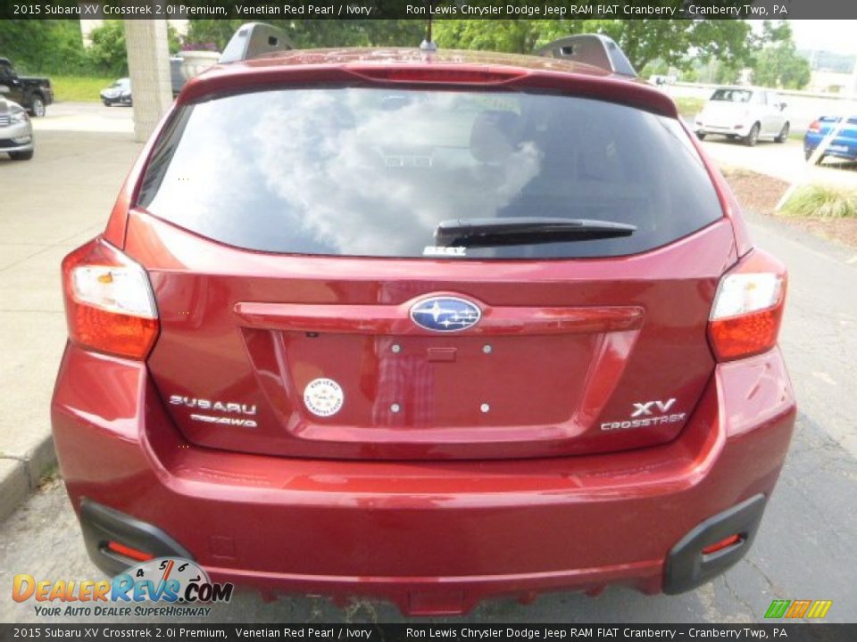 2015 Subaru XV Crosstrek 2.0i Premium Venetian Red Pearl / Ivory Photo #8