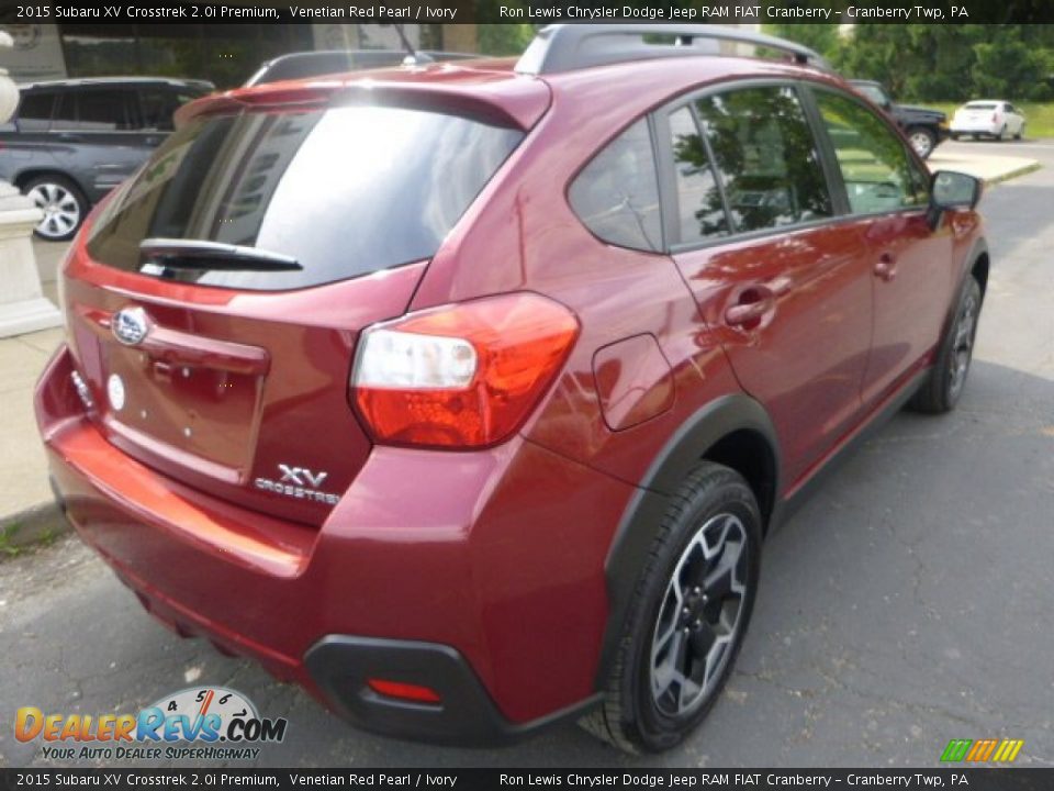 2015 Subaru XV Crosstrek 2.0i Premium Venetian Red Pearl / Ivory Photo #9