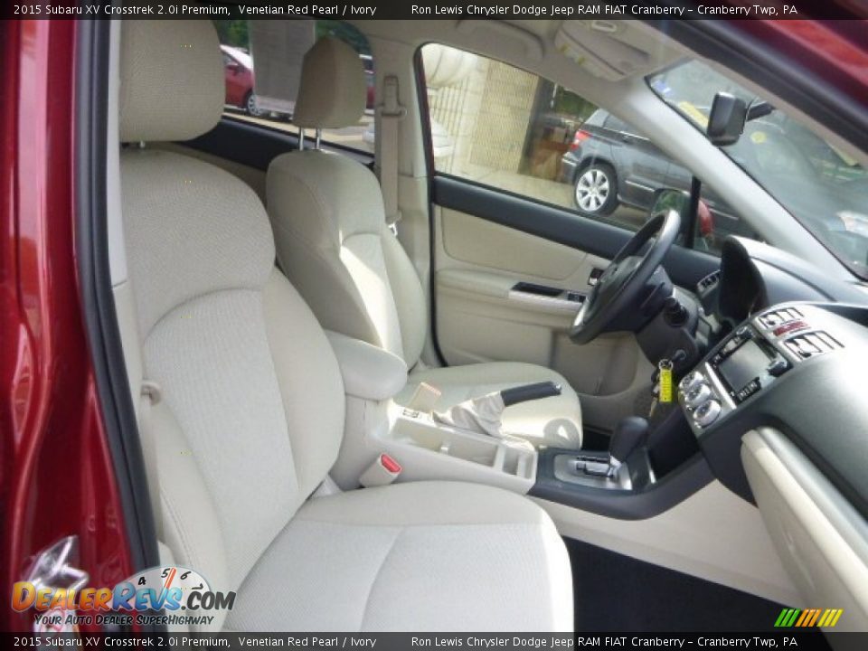2015 Subaru XV Crosstrek 2.0i Premium Venetian Red Pearl / Ivory Photo #11