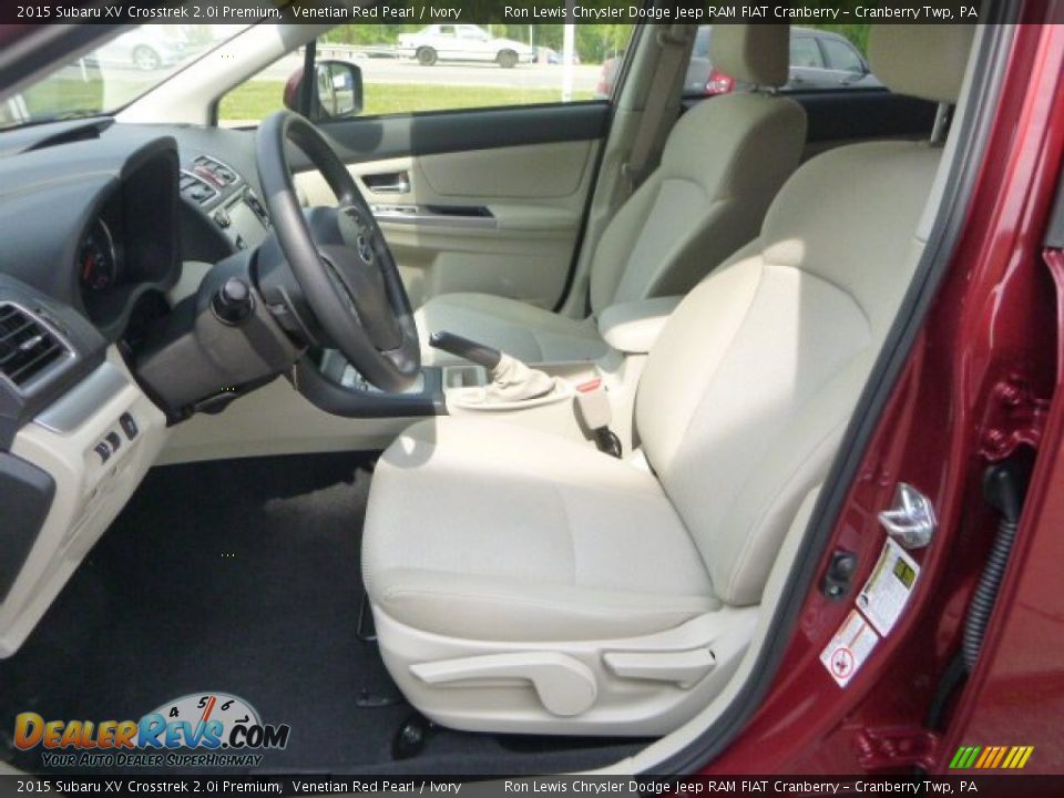2015 Subaru XV Crosstrek 2.0i Premium Venetian Red Pearl / Ivory Photo #13