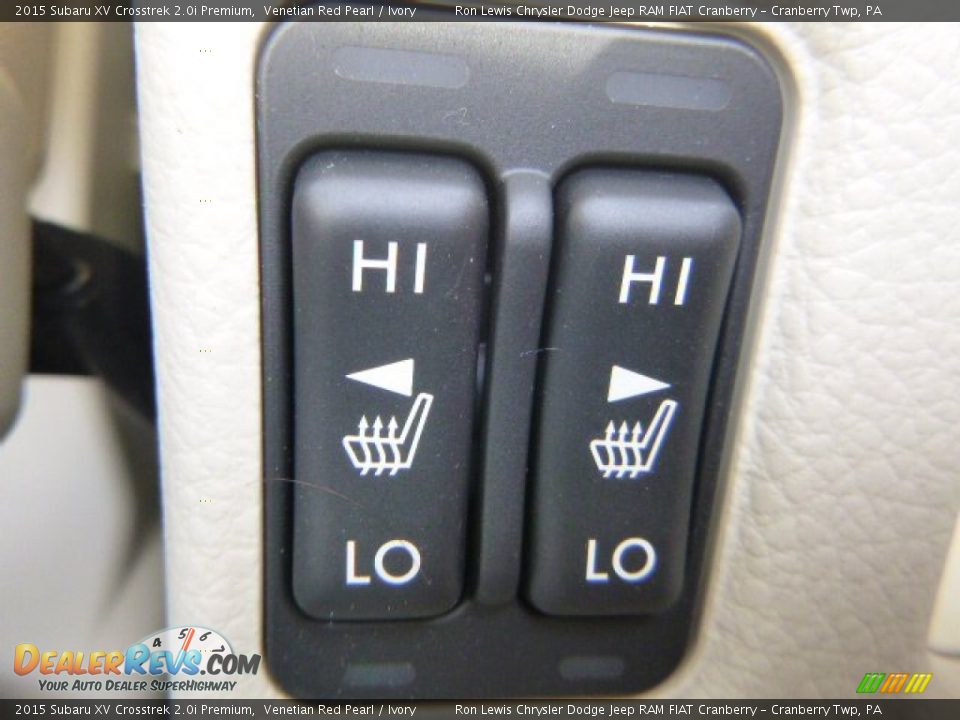 2015 Subaru XV Crosstrek 2.0i Premium Venetian Red Pearl / Ivory Photo #16