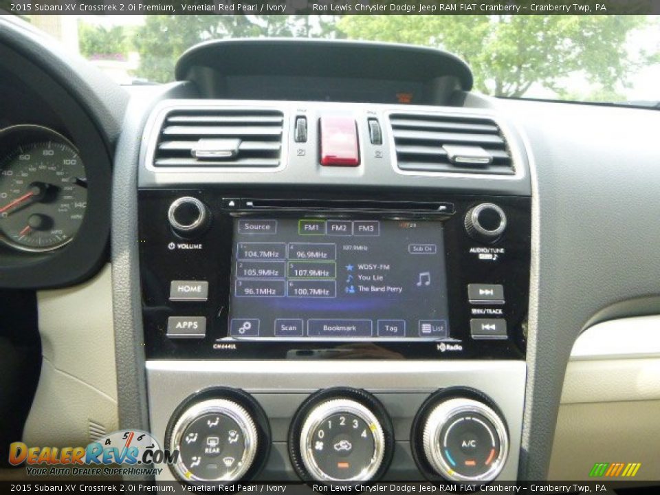 2015 Subaru XV Crosstrek 2.0i Premium Venetian Red Pearl / Ivory Photo #17