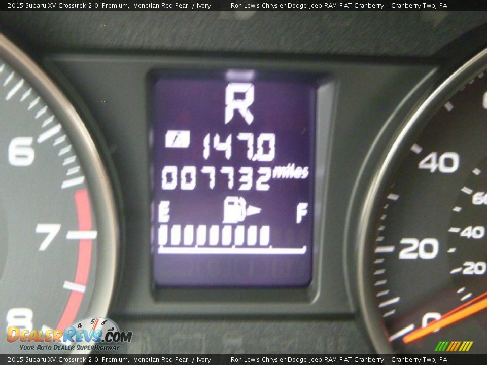 2015 Subaru XV Crosstrek 2.0i Premium Venetian Red Pearl / Ivory Photo #19