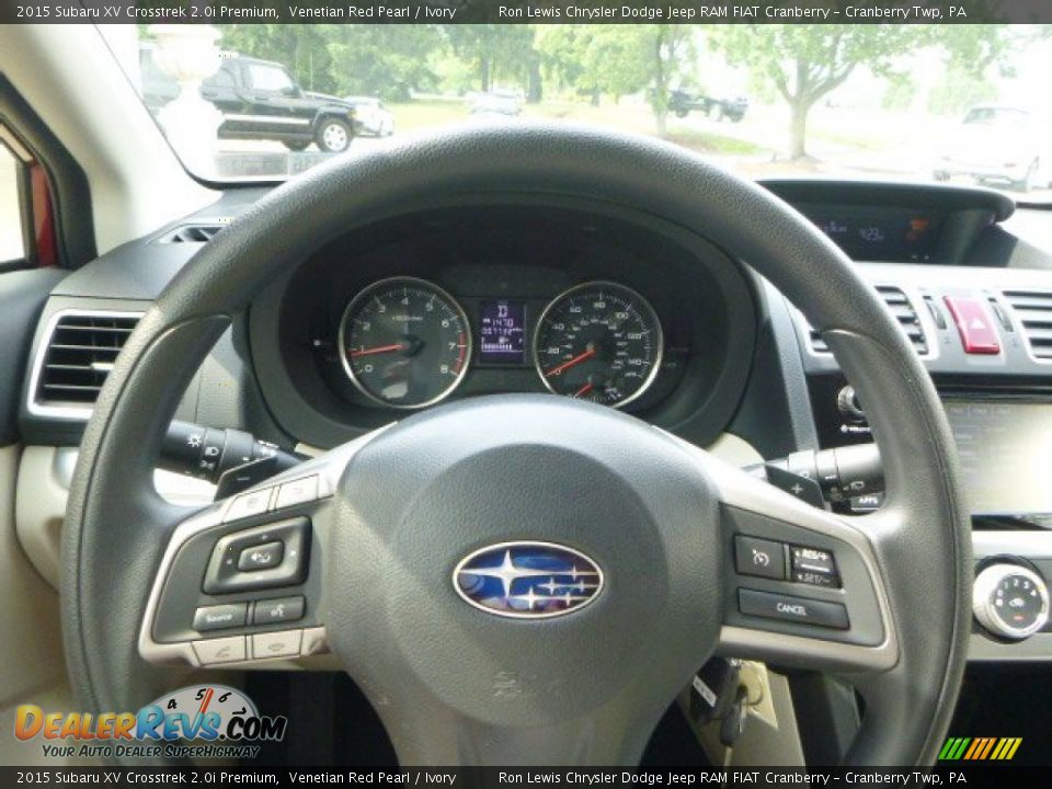 2015 Subaru XV Crosstrek 2.0i Premium Venetian Red Pearl / Ivory Photo #20