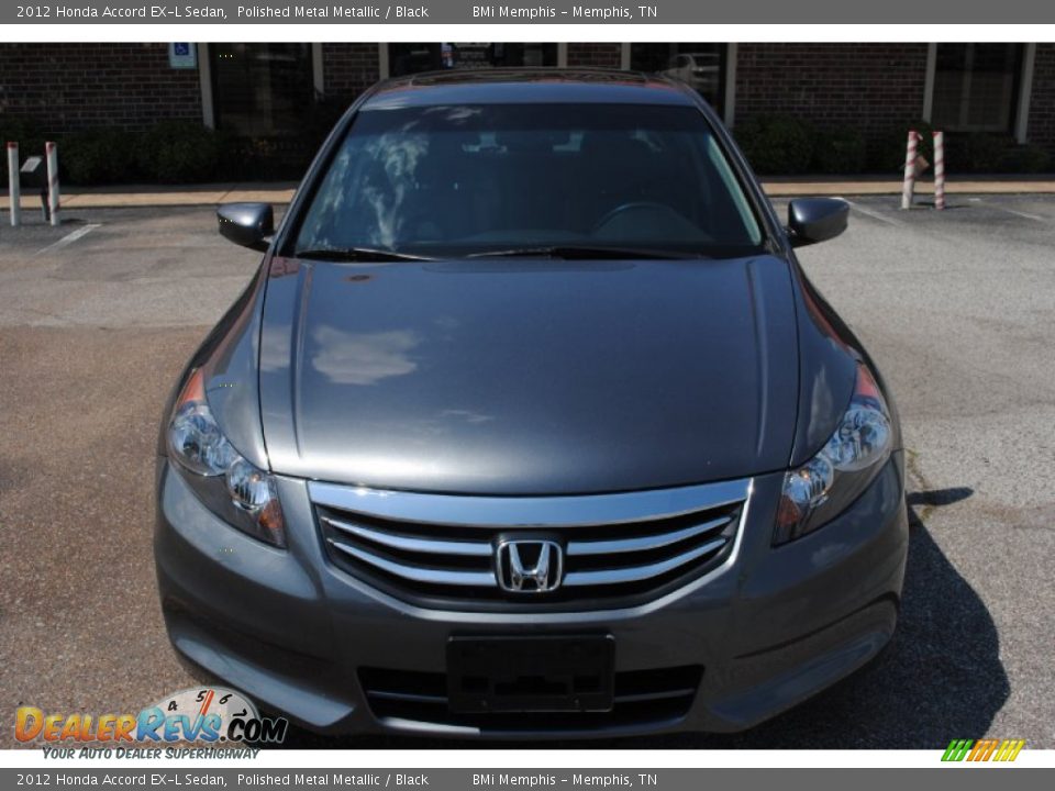 2012 Honda Accord EX-L Sedan Polished Metal Metallic / Black Photo #8