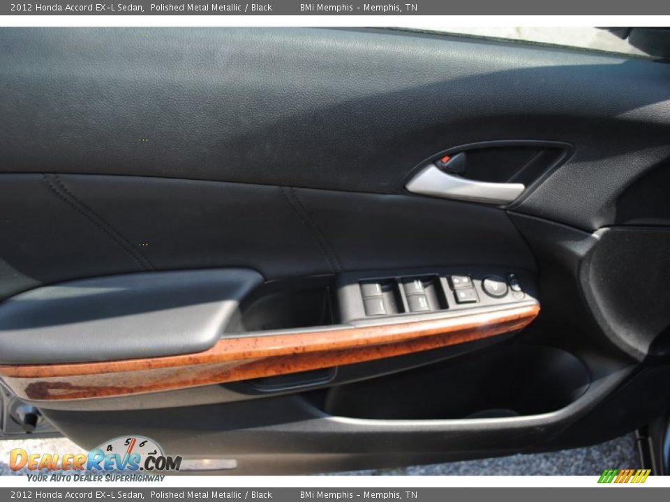 2012 Honda Accord EX-L Sedan Polished Metal Metallic / Black Photo #9