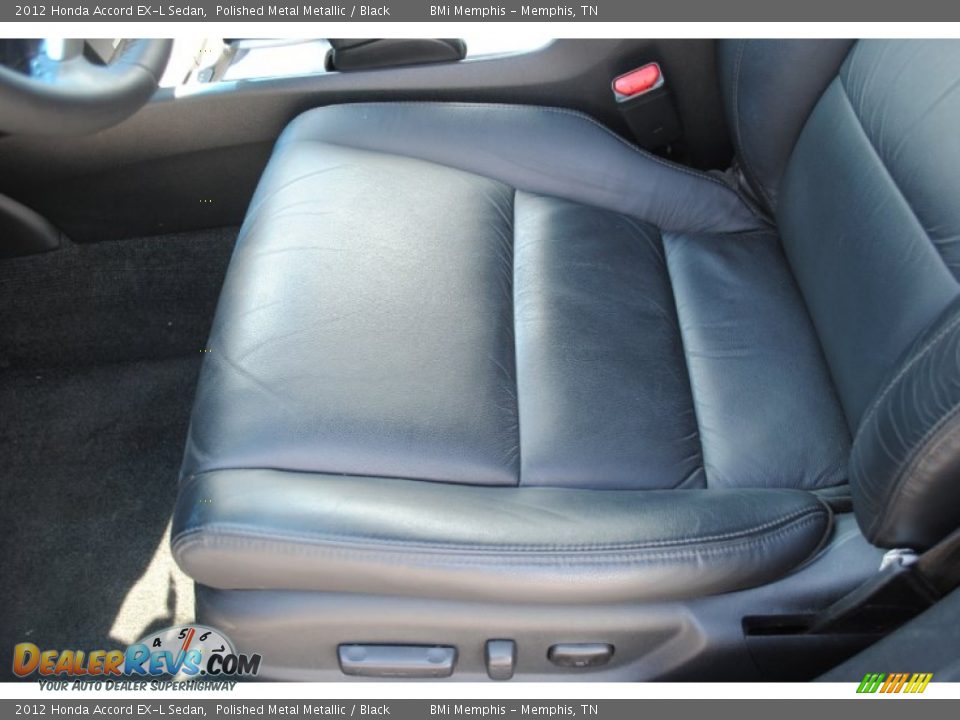 2012 Honda Accord EX-L Sedan Polished Metal Metallic / Black Photo #11