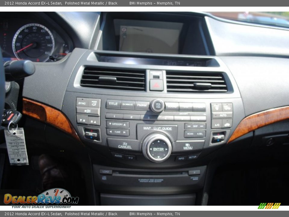 2012 Honda Accord EX-L Sedan Polished Metal Metallic / Black Photo #16