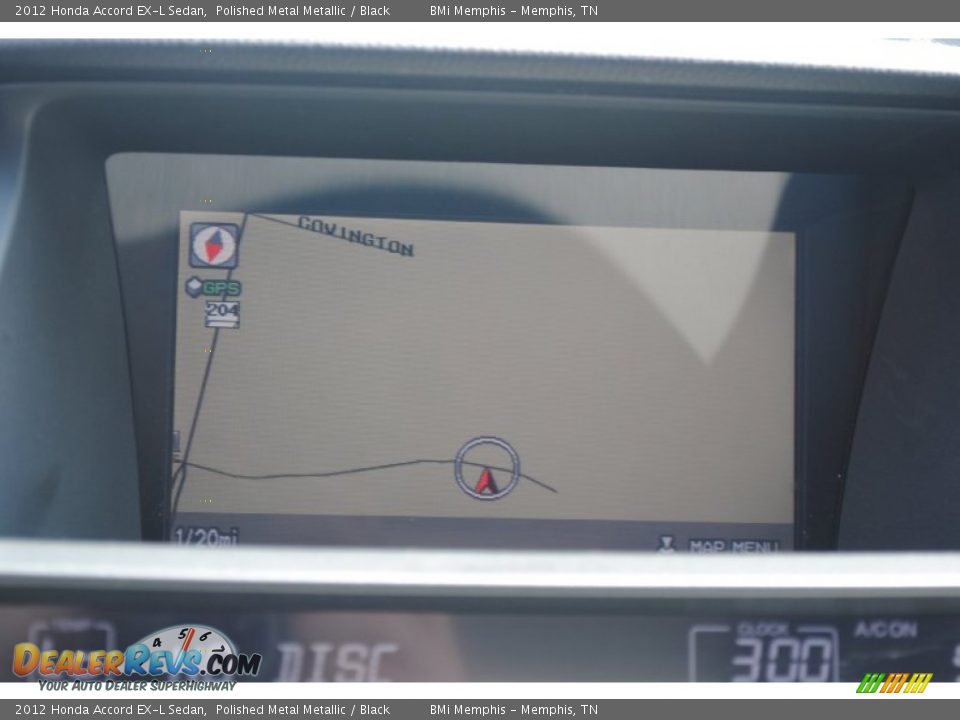 2012 Honda Accord EX-L Sedan Polished Metal Metallic / Black Photo #17