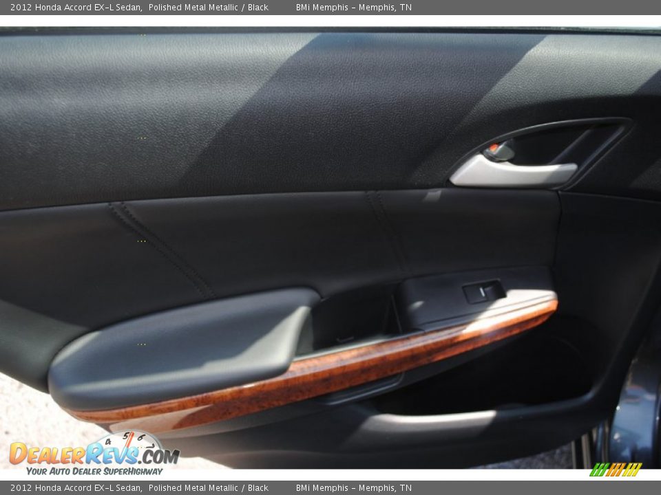 2012 Honda Accord EX-L Sedan Polished Metal Metallic / Black Photo #21