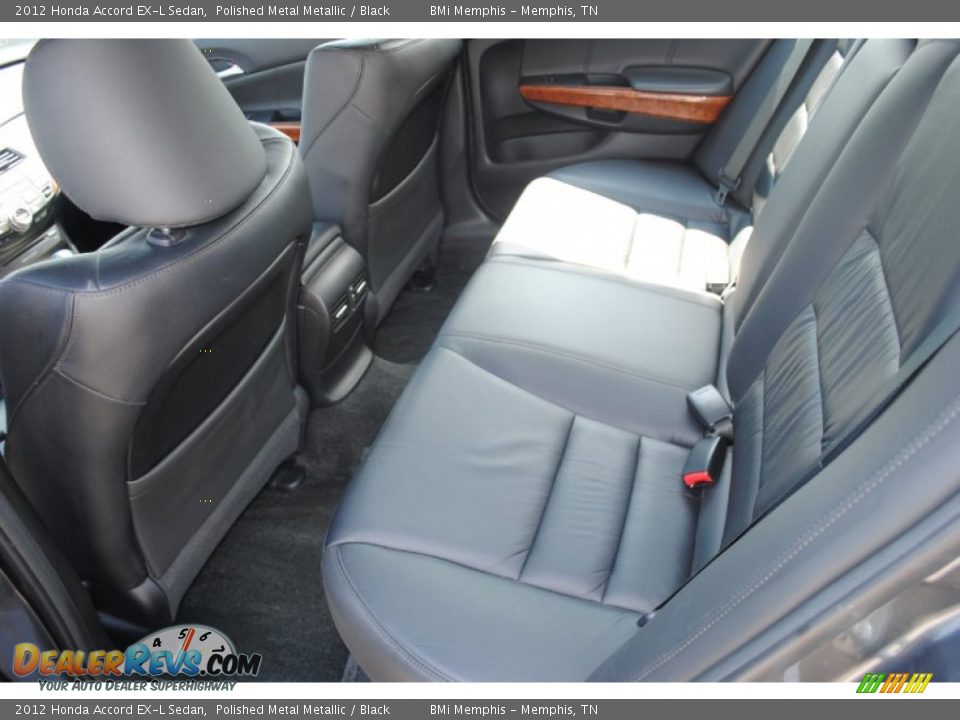2012 Honda Accord EX-L Sedan Polished Metal Metallic / Black Photo #22
