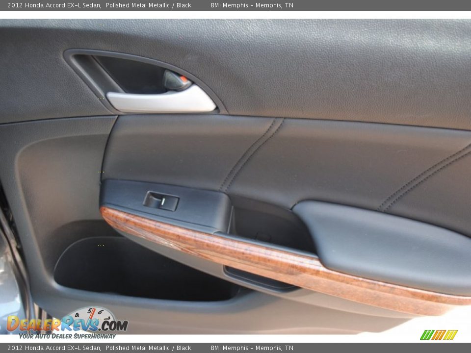2012 Honda Accord EX-L Sedan Polished Metal Metallic / Black Photo #24