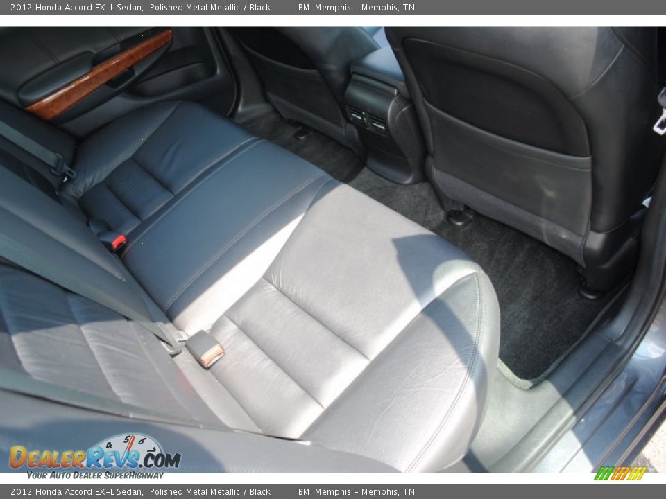 2012 Honda Accord EX-L Sedan Polished Metal Metallic / Black Photo #25