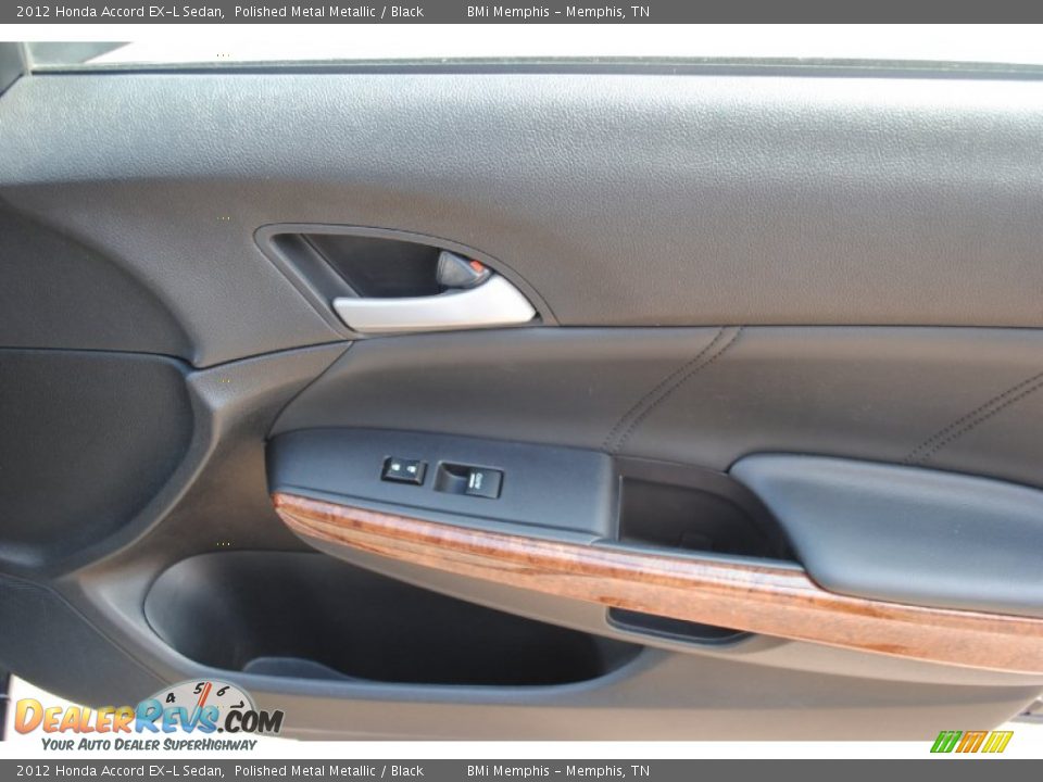 2012 Honda Accord EX-L Sedan Polished Metal Metallic / Black Photo #26
