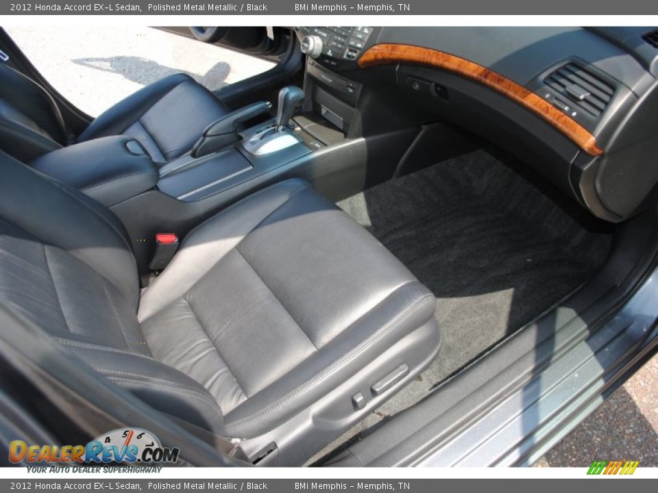 2012 Honda Accord EX-L Sedan Polished Metal Metallic / Black Photo #27