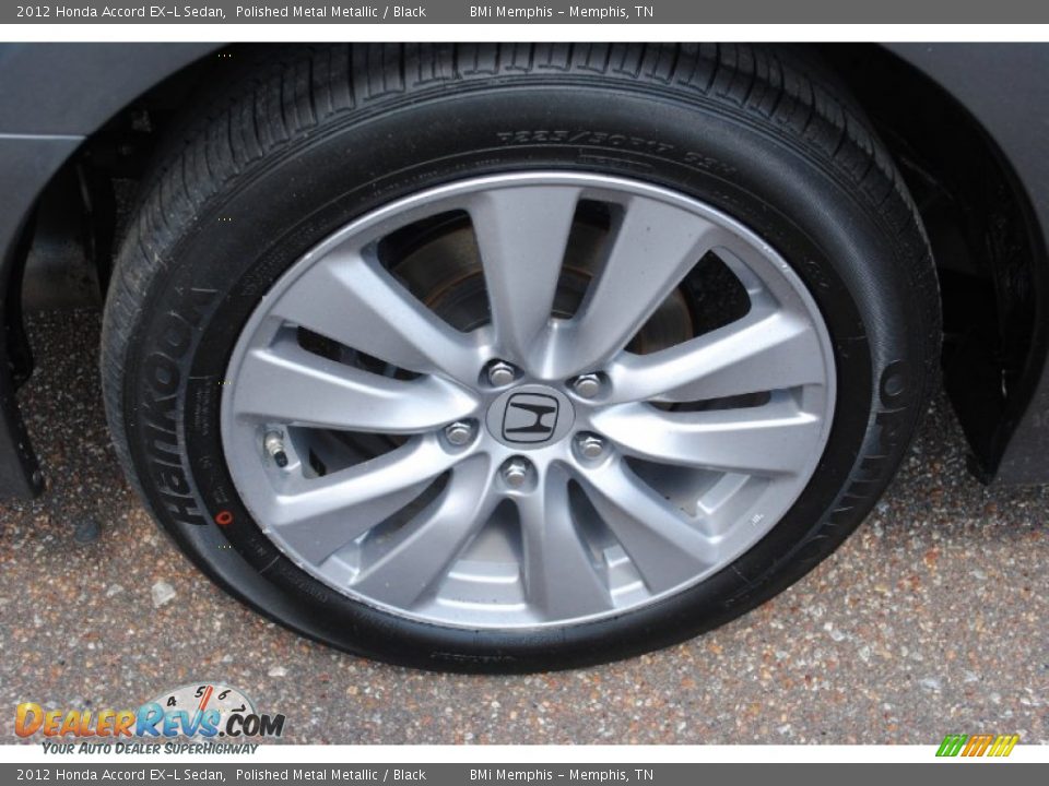 2012 Honda Accord EX-L Sedan Polished Metal Metallic / Black Photo #31