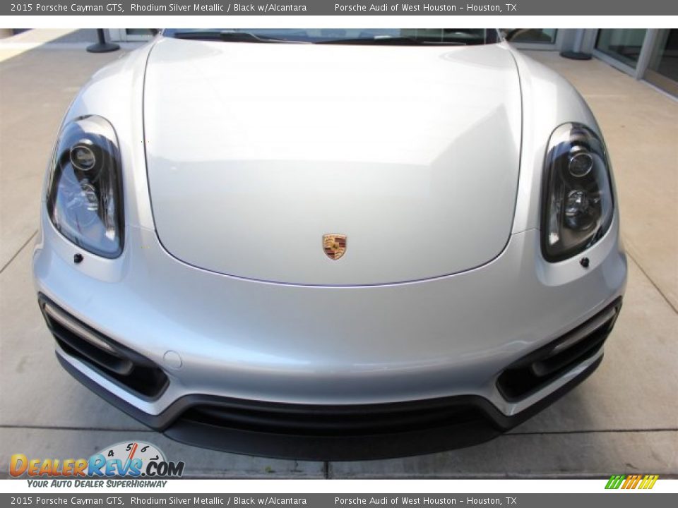2015 Porsche Cayman GTS Rhodium Silver Metallic / Black w/Alcantara Photo #2