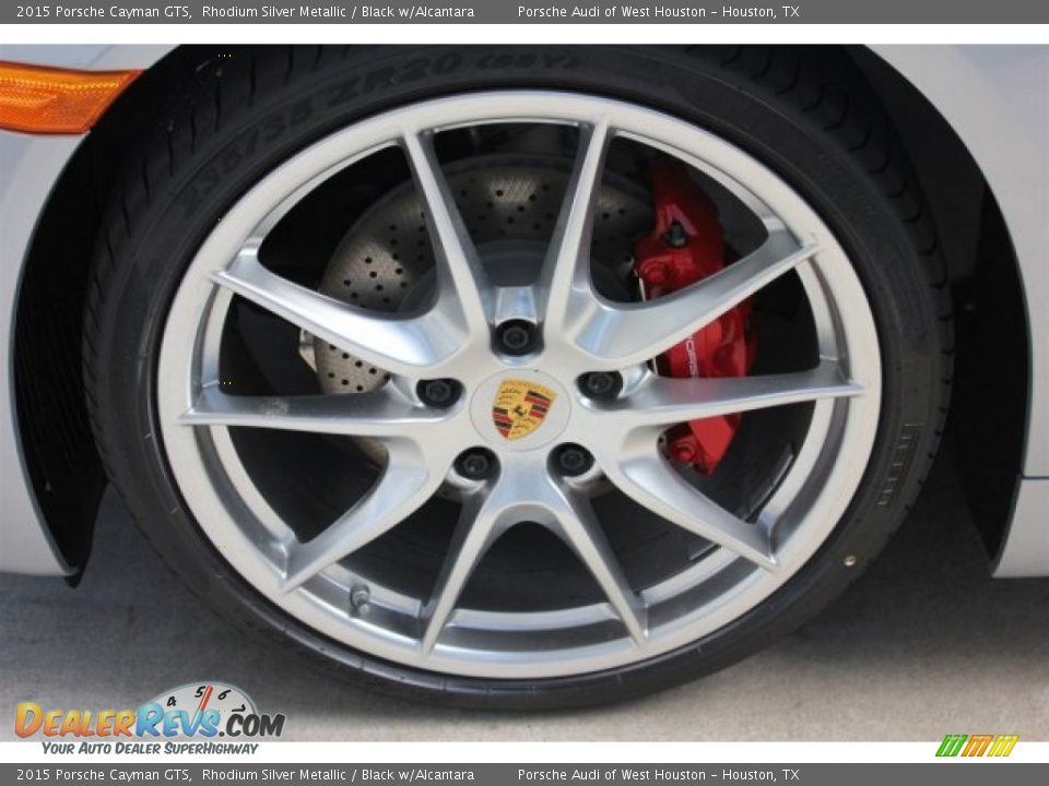 2015 Porsche Cayman GTS Rhodium Silver Metallic / Black w/Alcantara Photo #4