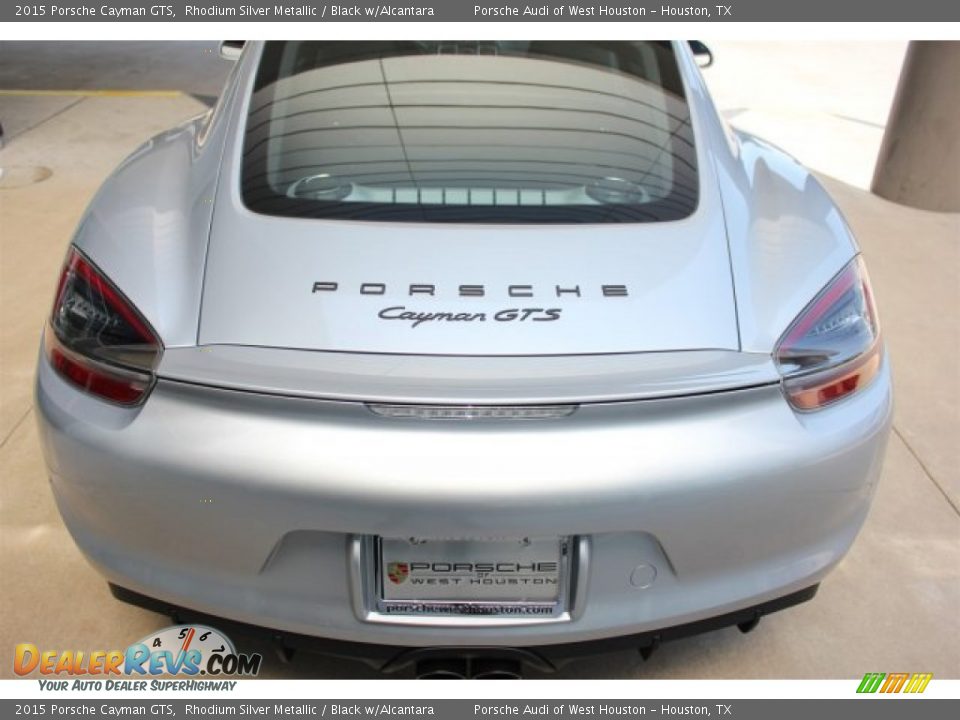 2015 Porsche Cayman GTS Rhodium Silver Metallic / Black w/Alcantara Photo #7