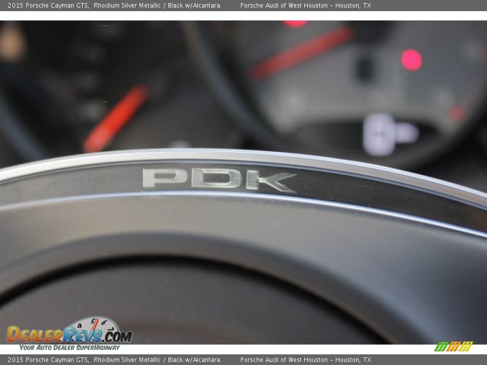 2015 Porsche Cayman GTS Rhodium Silver Metallic / Black w/Alcantara Photo #25
