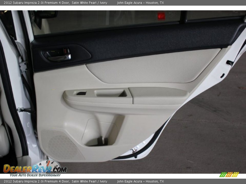 2012 Subaru Impreza 2.0i Premium 4 Door Satin White Pearl / Ivory Photo #16