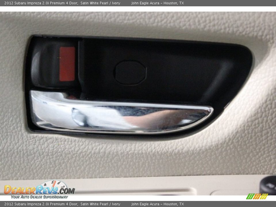 2012 Subaru Impreza 2.0i Premium 4 Door Satin White Pearl / Ivory Photo #20