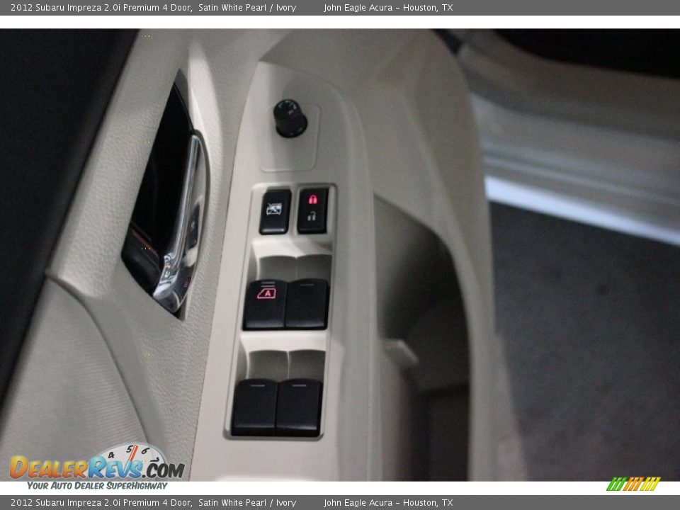 2012 Subaru Impreza 2.0i Premium 4 Door Satin White Pearl / Ivory Photo #21