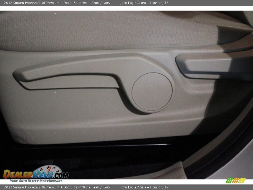 2012 Subaru Impreza 2.0i Premium 4 Door Satin White Pearl / Ivory Photo #22