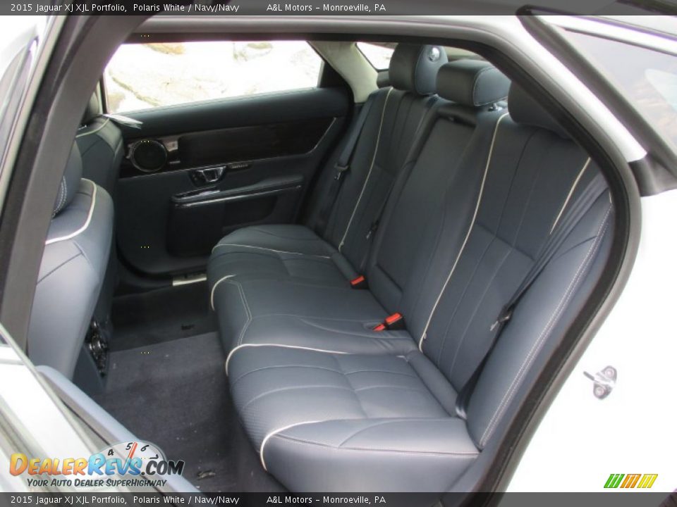 Rear Seat of 2015 Jaguar XJ XJL Portfolio Photo #14