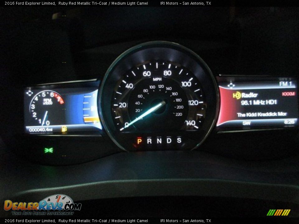 2016 Ford Explorer Limited Gauges Photo #22