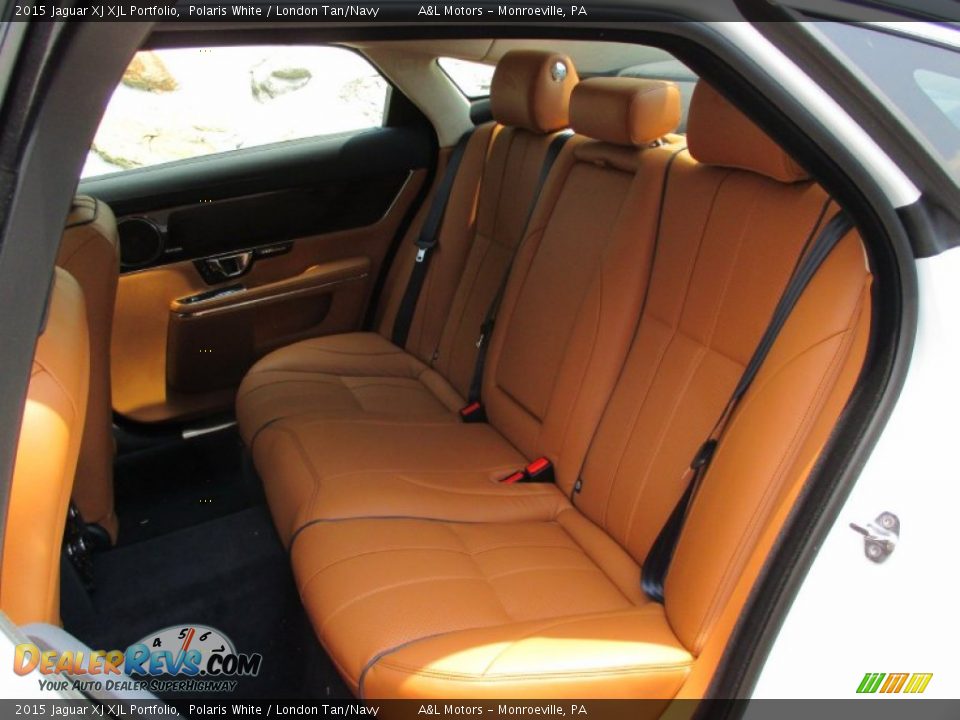 Rear Seat of 2015 Jaguar XJ XJL Portfolio Photo #14