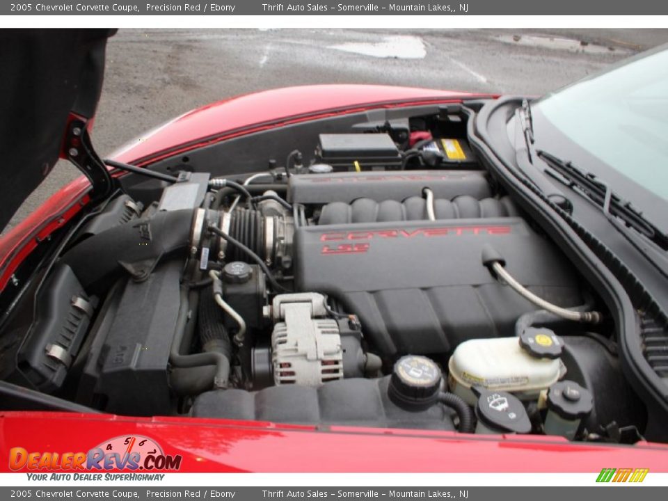 2005 Chevrolet Corvette Coupe Precision Red / Ebony Photo #16