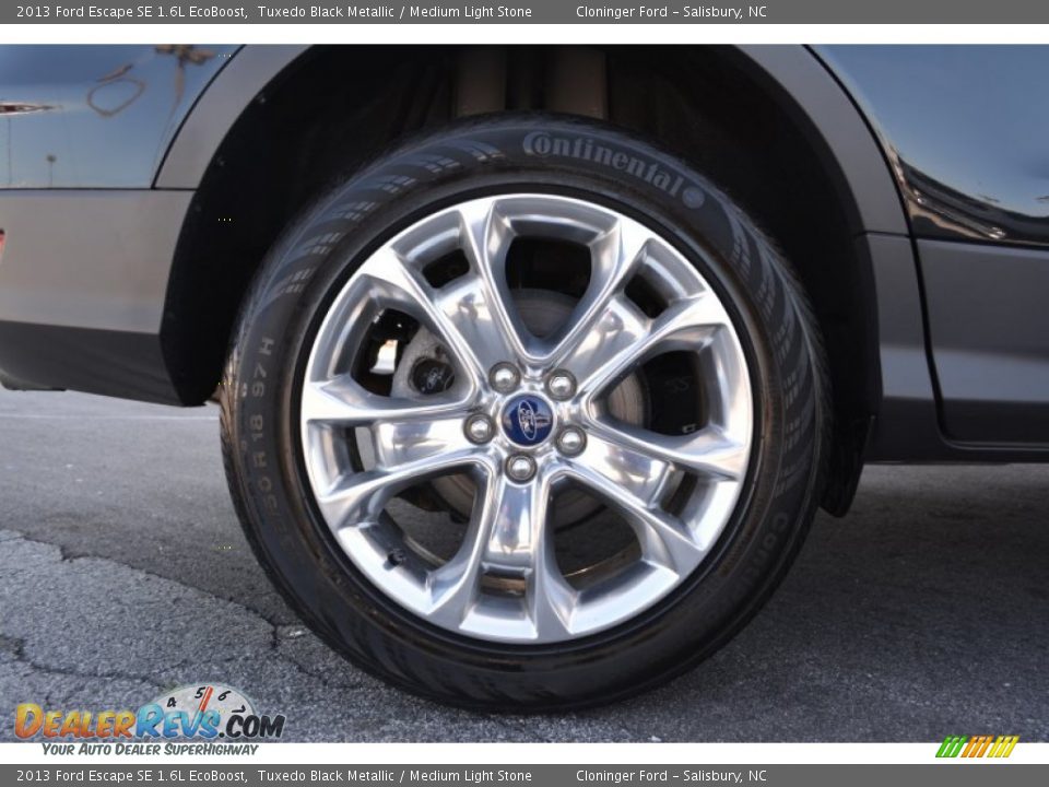 2013 Ford Escape SE 1.6L EcoBoost Tuxedo Black Metallic / Medium Light Stone Photo #8