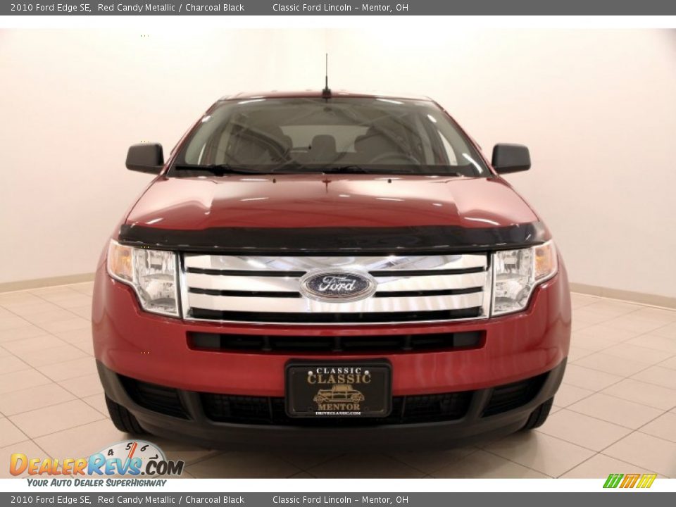 2010 Ford Edge SE Red Candy Metallic / Charcoal Black Photo #2