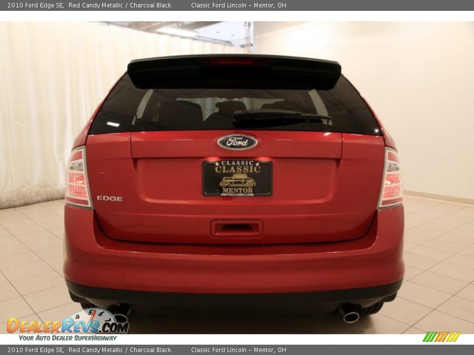 2010 Ford Edge SE Red Candy Metallic / Charcoal Black Photo #14