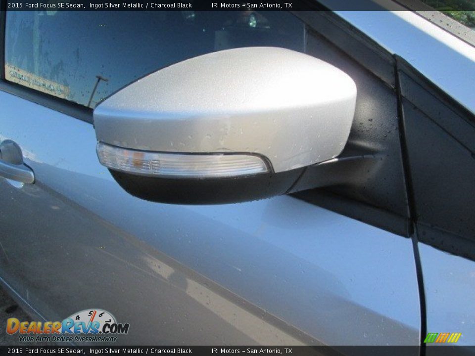 2015 Ford Focus SE Sedan Ingot Silver Metallic / Charcoal Black Photo #4