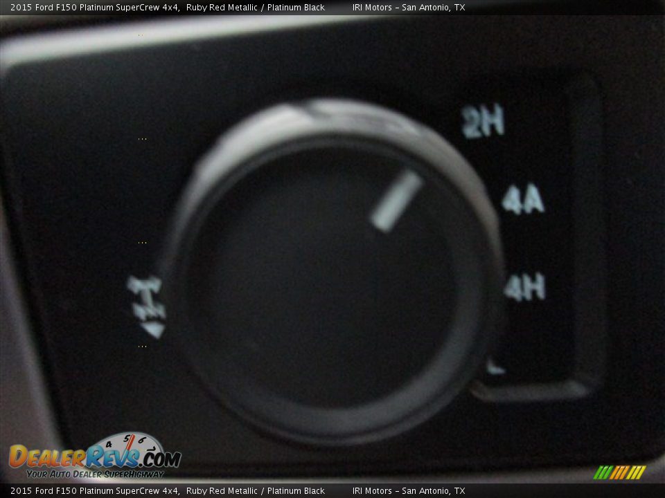 2015 Ford F150 Platinum SuperCrew 4x4 Ruby Red Metallic / Platinum Black Photo #19