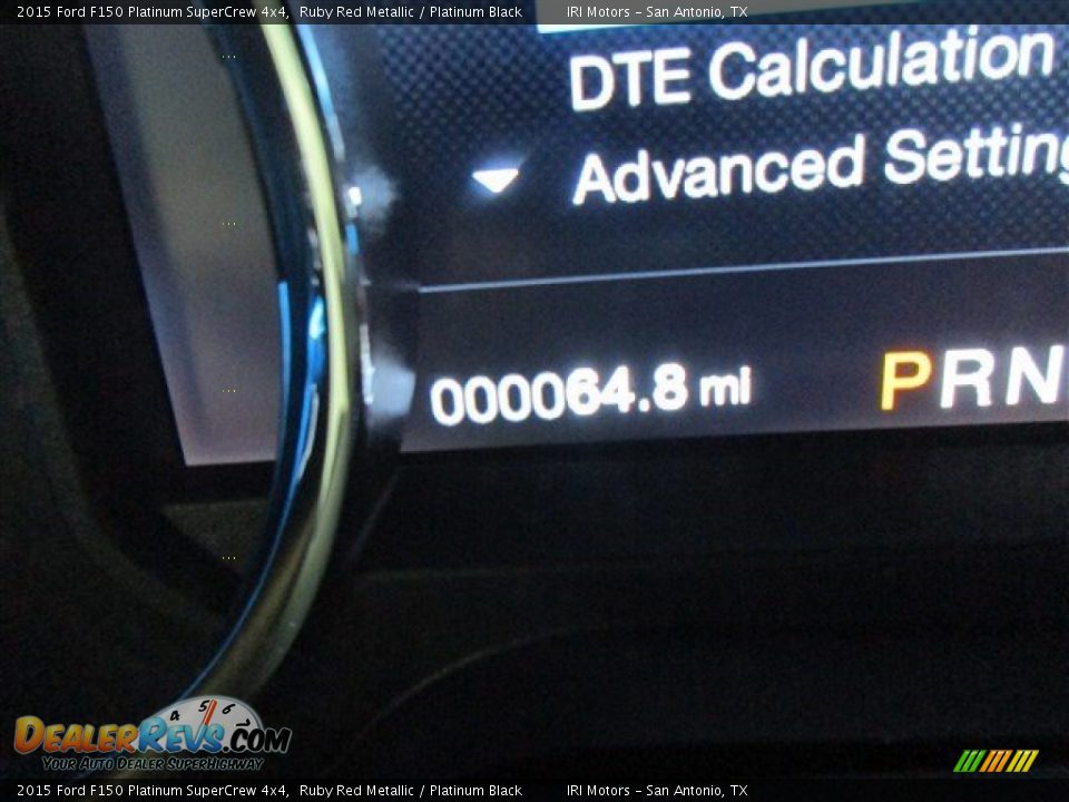 2015 Ford F150 Platinum SuperCrew 4x4 Ruby Red Metallic / Platinum Black Photo #21