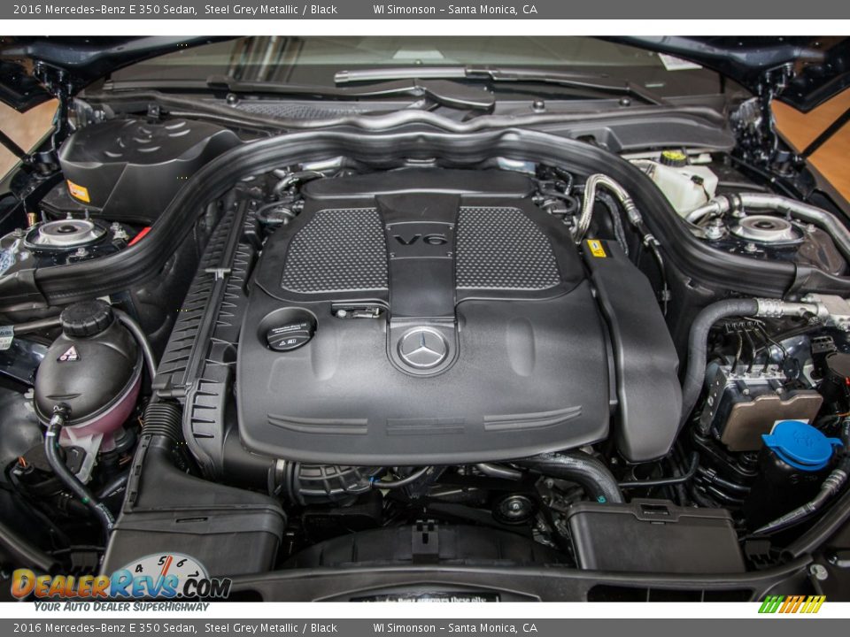 2016 Mercedes-Benz E 350 Sedan Steel Grey Metallic / Black Photo #9