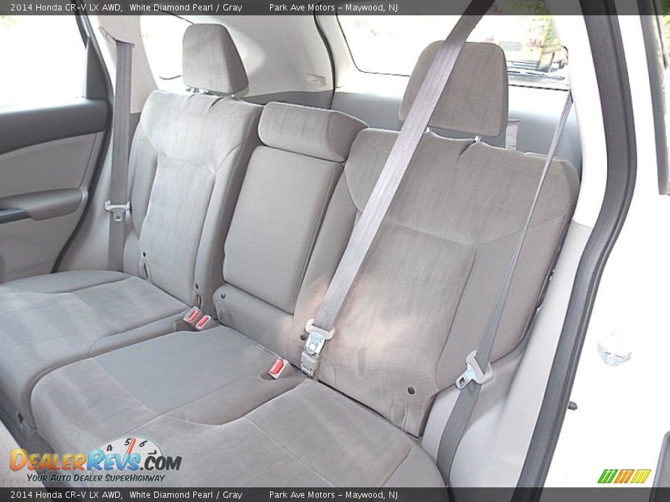2014 Honda CR-V LX AWD White Diamond Pearl / Gray Photo #15