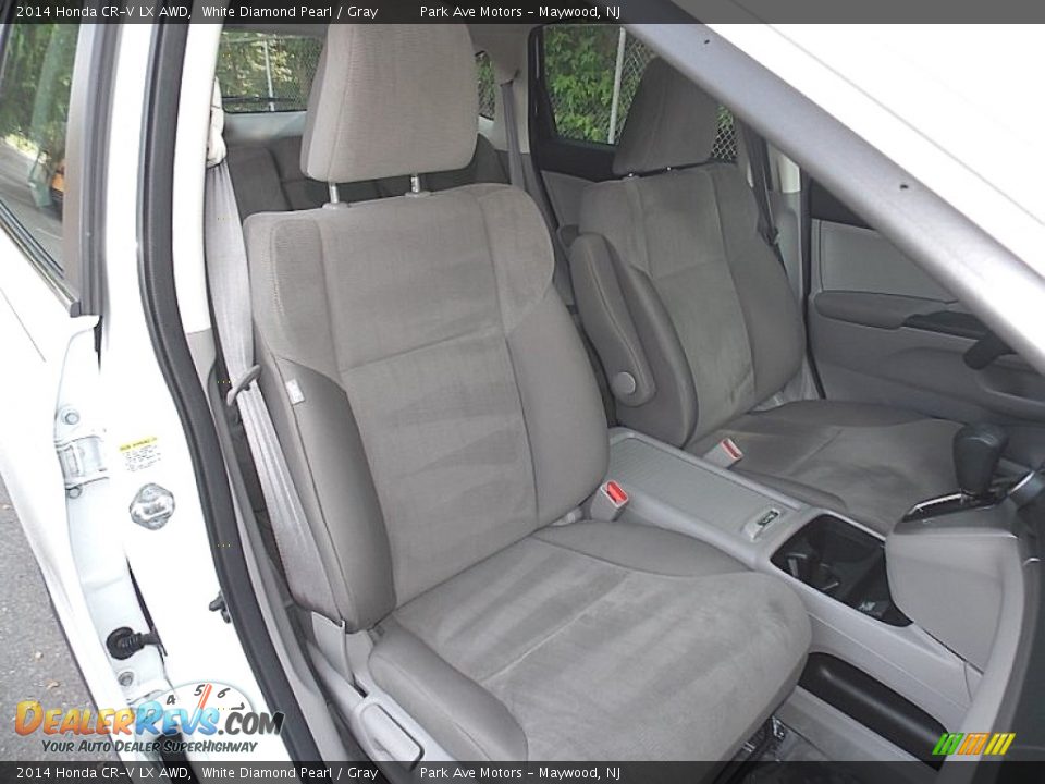 2014 Honda CR-V LX AWD White Diamond Pearl / Gray Photo #18