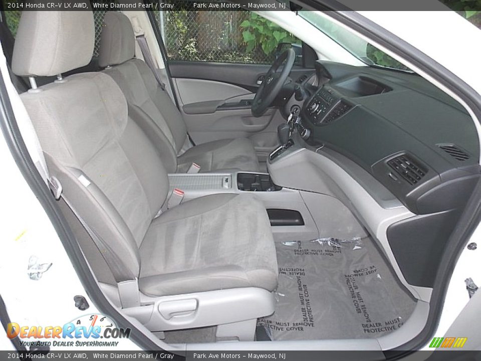2014 Honda CR-V LX AWD White Diamond Pearl / Gray Photo #19