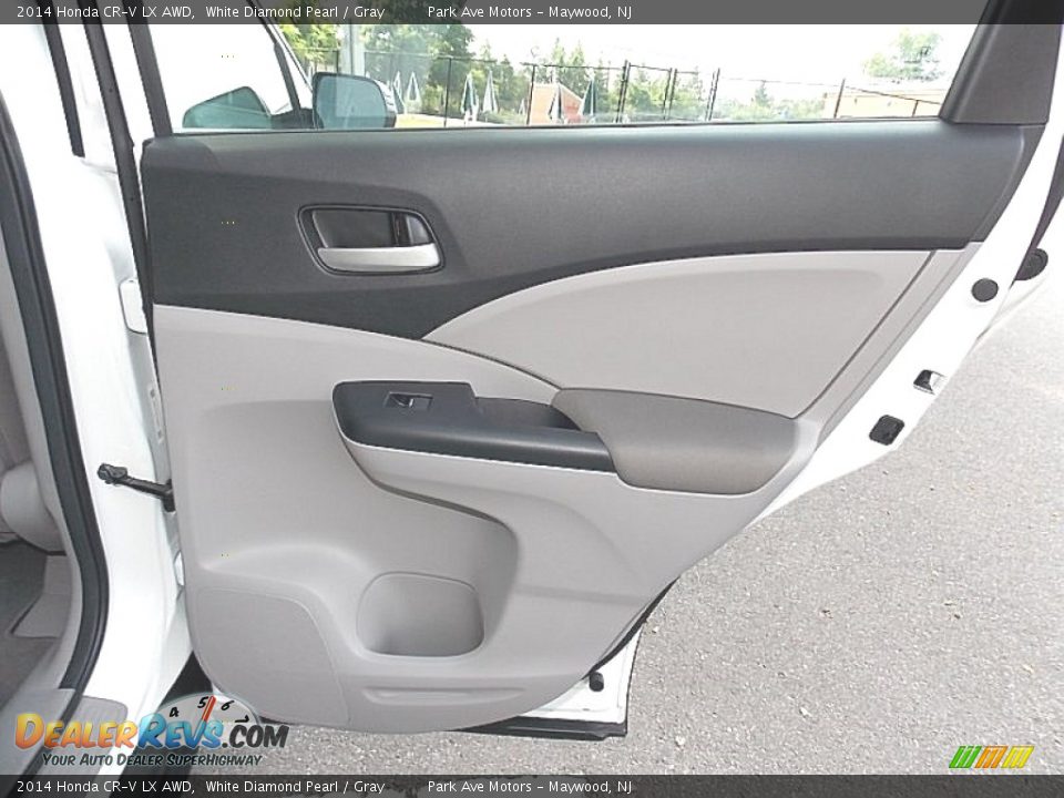 2014 Honda CR-V LX AWD White Diamond Pearl / Gray Photo #20