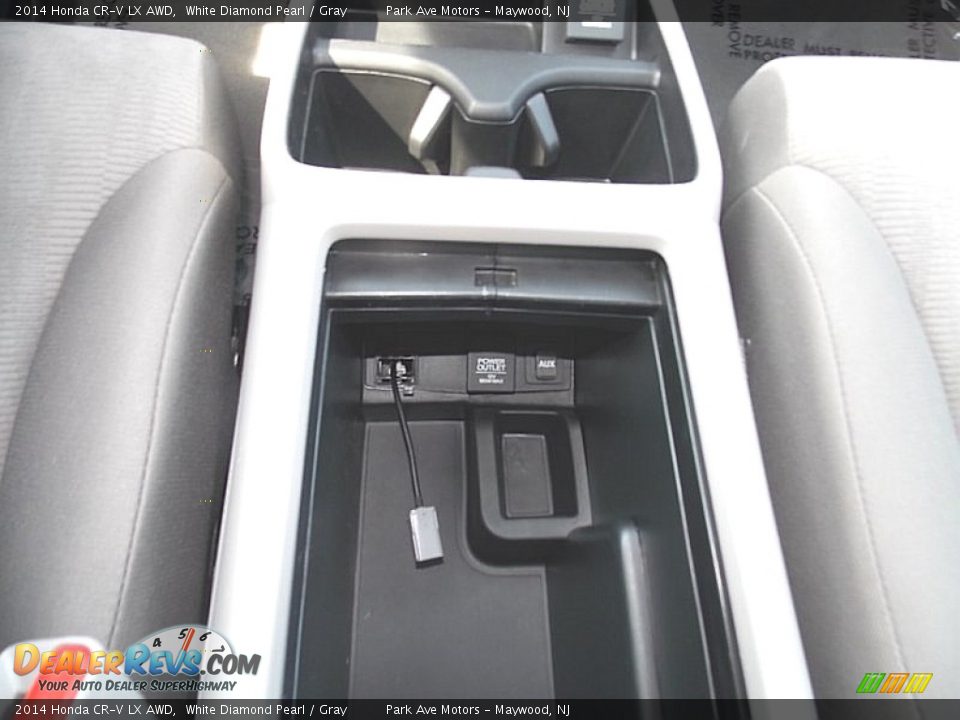2014 Honda CR-V LX AWD White Diamond Pearl / Gray Photo #28