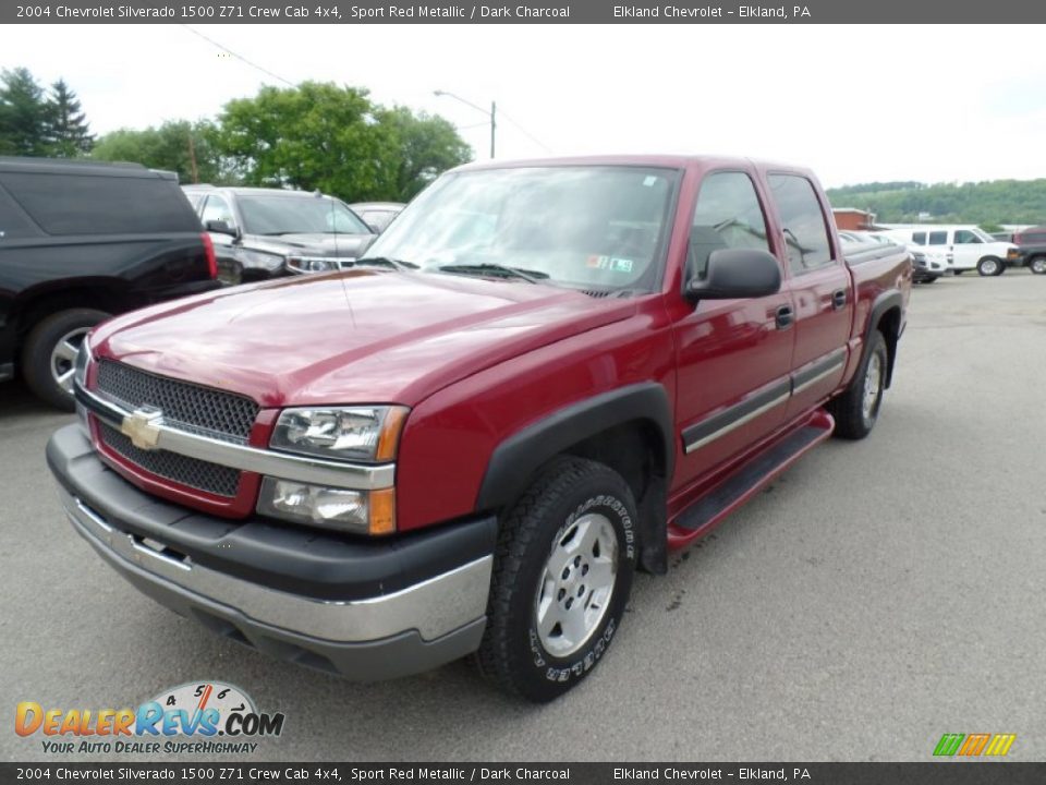 2004 Chevrolet Silverado 1500 Z71 Crew Cab 4x4 Sport Red Metallic / Dark Charcoal Photo #1