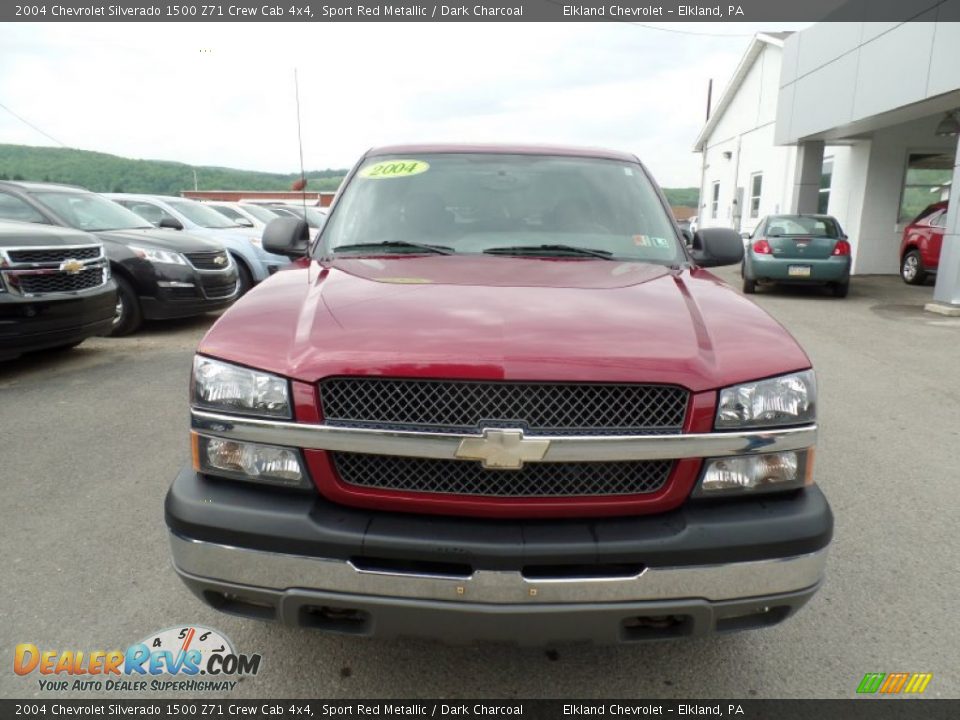 2004 Chevrolet Silverado 1500 Z71 Crew Cab 4x4 Sport Red Metallic / Dark Charcoal Photo #2