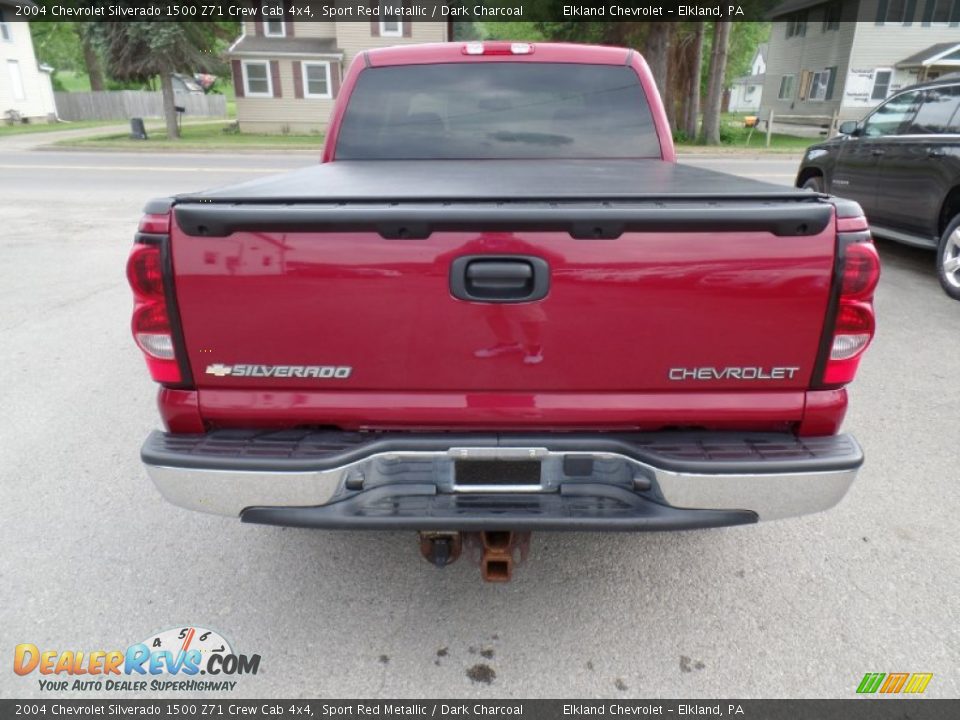 2004 Chevrolet Silverado 1500 Z71 Crew Cab 4x4 Sport Red Metallic / Dark Charcoal Photo #6
