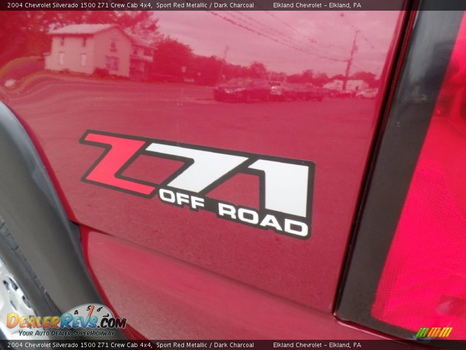 2004 Chevrolet Silverado 1500 Z71 Crew Cab 4x4 Sport Red Metallic / Dark Charcoal Photo #9