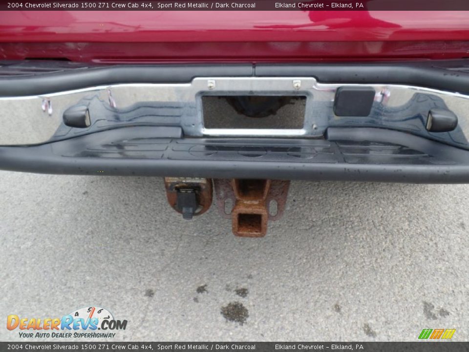 2004 Chevrolet Silverado 1500 Z71 Crew Cab 4x4 Sport Red Metallic / Dark Charcoal Photo #10