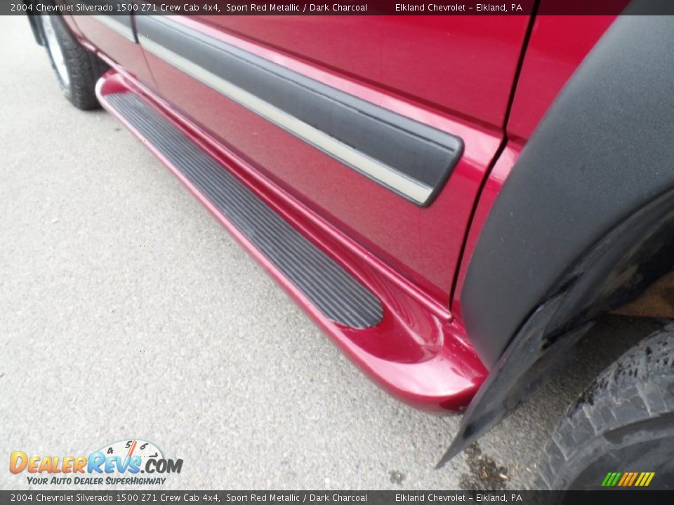 2004 Chevrolet Silverado 1500 Z71 Crew Cab 4x4 Sport Red Metallic / Dark Charcoal Photo #12